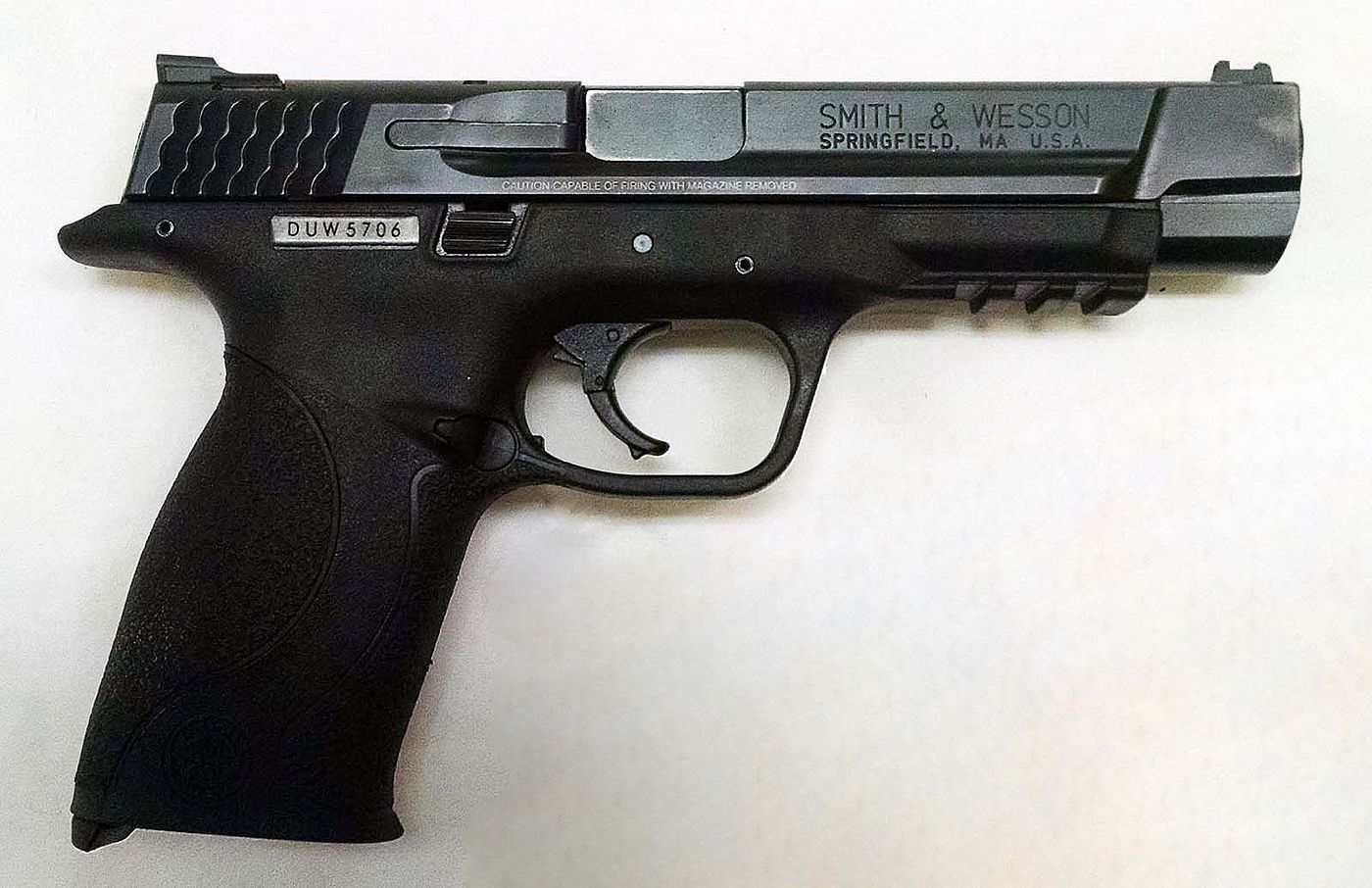 Competitive shooter Julie Golob's Smith & Wesson M&P. L.2019.5.1