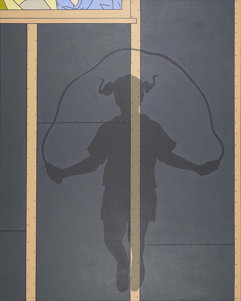 Roger Shimomura (b.) "Shadow of the Enemy," 2006. Acrylic on canvas. 2.24.2