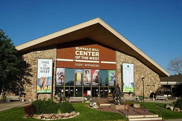 Buffalo Bill Center of the West, front facade, 2022.