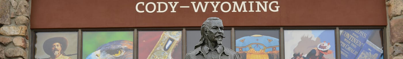 Buffalo Bill sculpture head