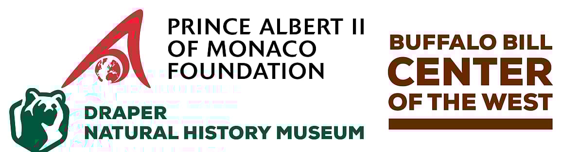 Prince Albert II of Monaco Foundation + Draper Natural History Museum + Buffalo Bill Center of the West logos