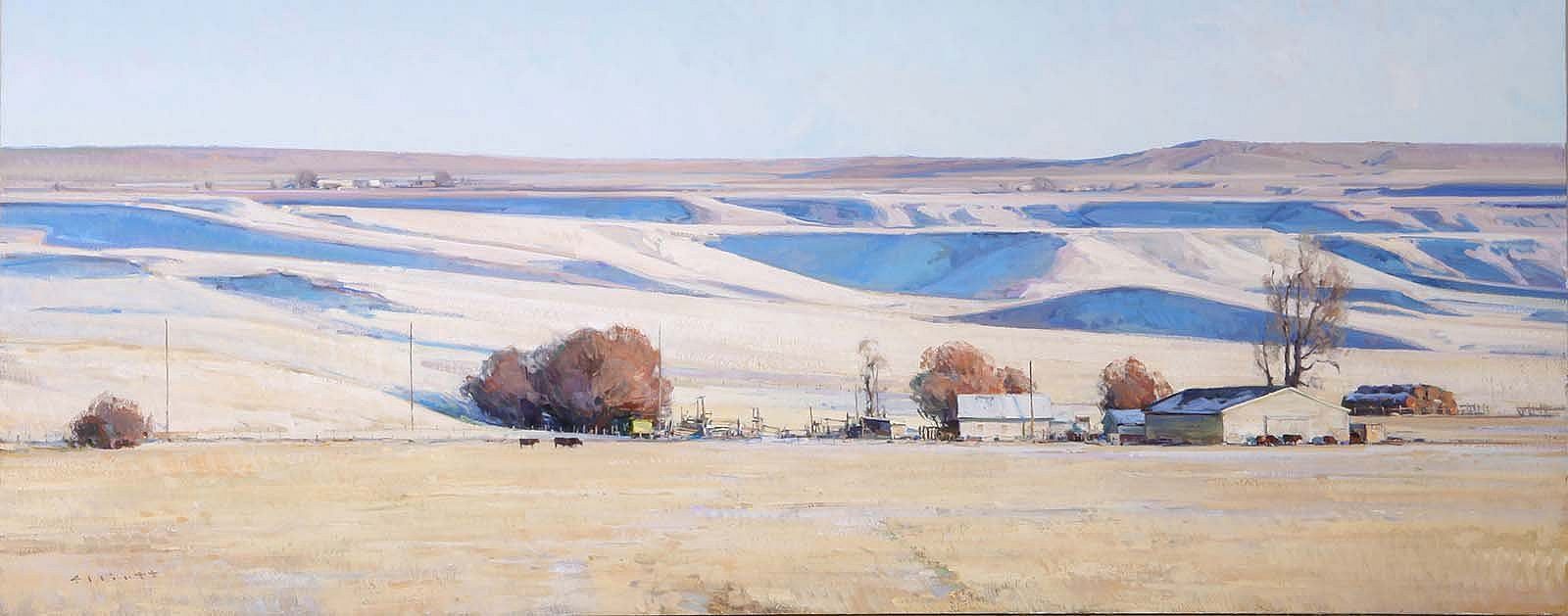 Josh Elliot (b. 1973). Morning Blue, n.d. Oil on linen. Museum Purchase from William E. Weiss Memorial Fund. 1.18 (detail)