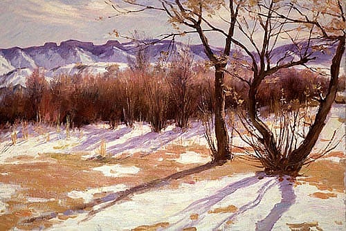 Winter Afternoon (Crow Reservation)