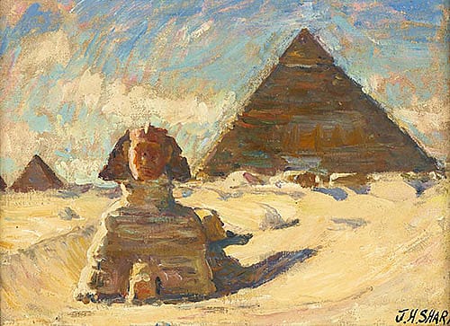 The Sphinx and the Pyramid of the Chiefs