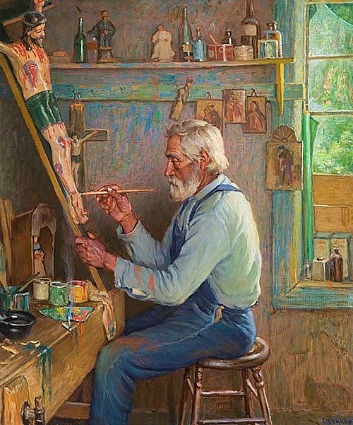 The Old Santos Mender (Old Penitente); [The Santos Mender]