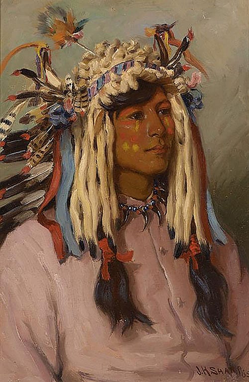 Sam Middle Calf, Blackfoot; [Sam Middle Calf]