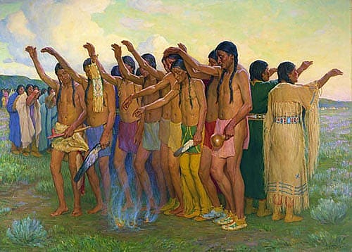 Tobacco Dance of the Plains Indians