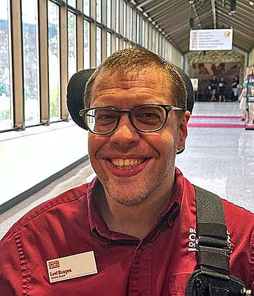 Headshot of Levi Haugen, Gallery Guard