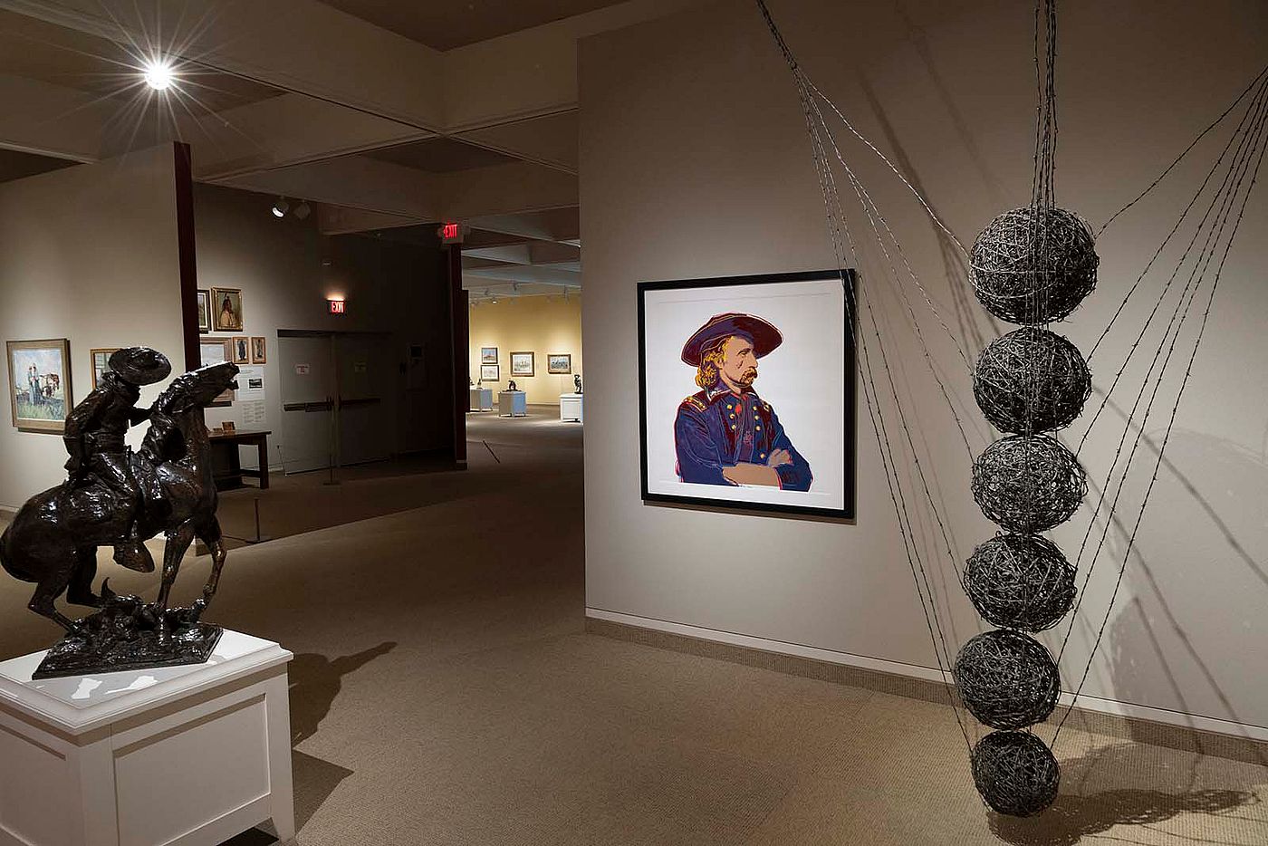 Andy Warhol, "General Custer" in Whitney Western Art Museum