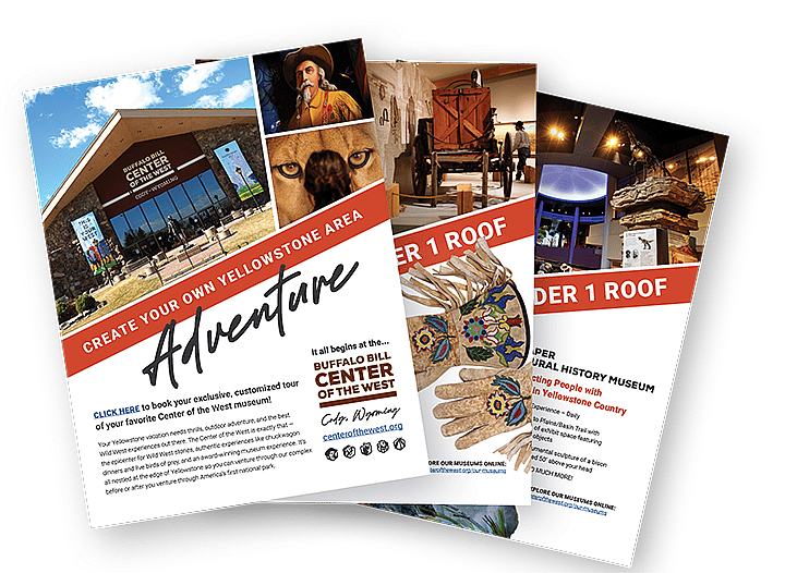 Fanned out visitors guide